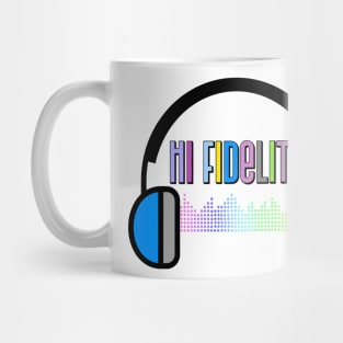 MUSIC Hi Fidelity Equalizer Bars Headphones Mug